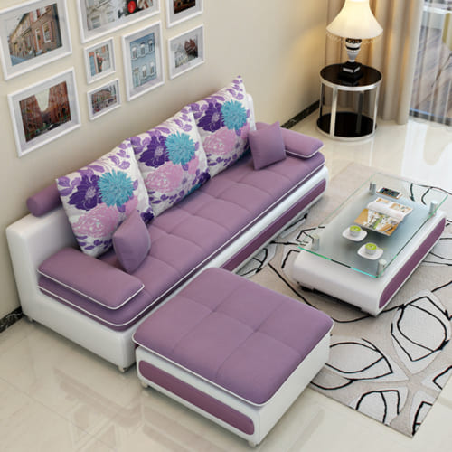 Combo sofa phòng khách giá rẻ 1603-19