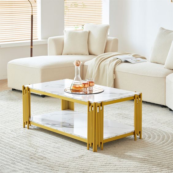 Bàn Sofa Mặt Đá – BT128