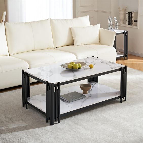 Bàn Sofa Mặt Đá – BT128