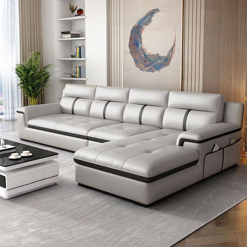 Sofa Góc L Cho Phòng Khách Hiện Đại – A82