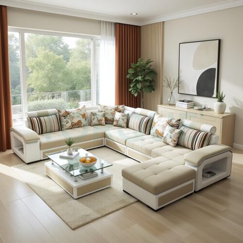 Bộ Sofa L Cao Cấp – A72
