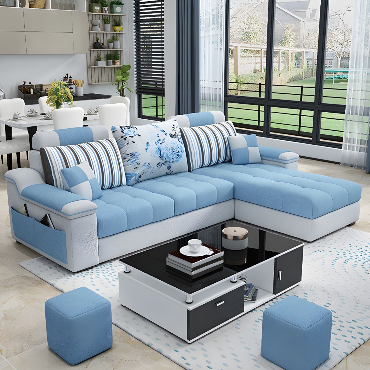 BỘ SOFA GÓC L – SG51