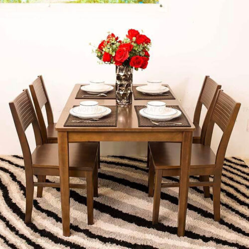 Bàn Ghế Ăn Cherry 4 Ghế – Z73