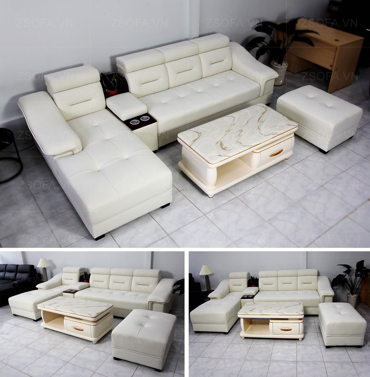 Sofa L cao cấp A68