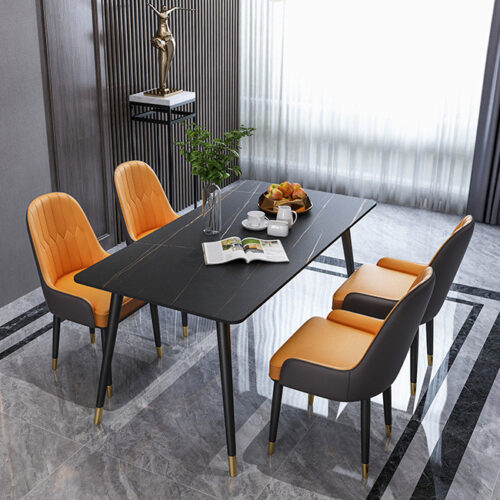 Bộ Bàn Ăn 4 Ghế Monet Tay Vịn – Z125
