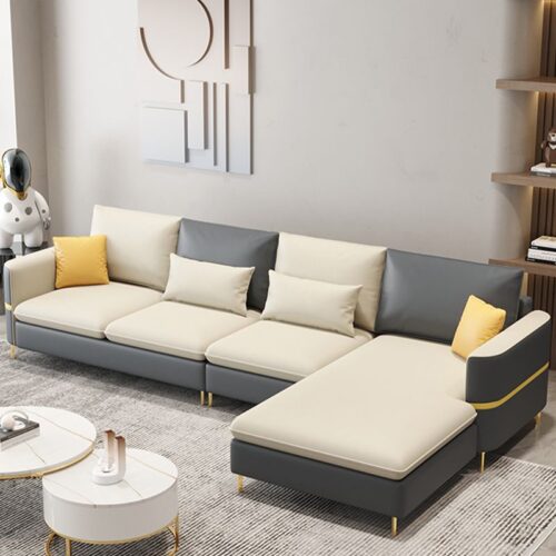 Sofa Góc L Phòng Khách Hiện Đại – A56