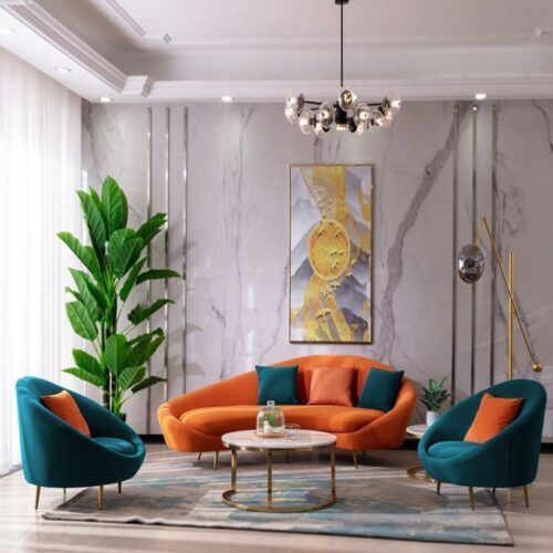 Bộ Sofa Băng Hình Bán Nguyệt – SB82