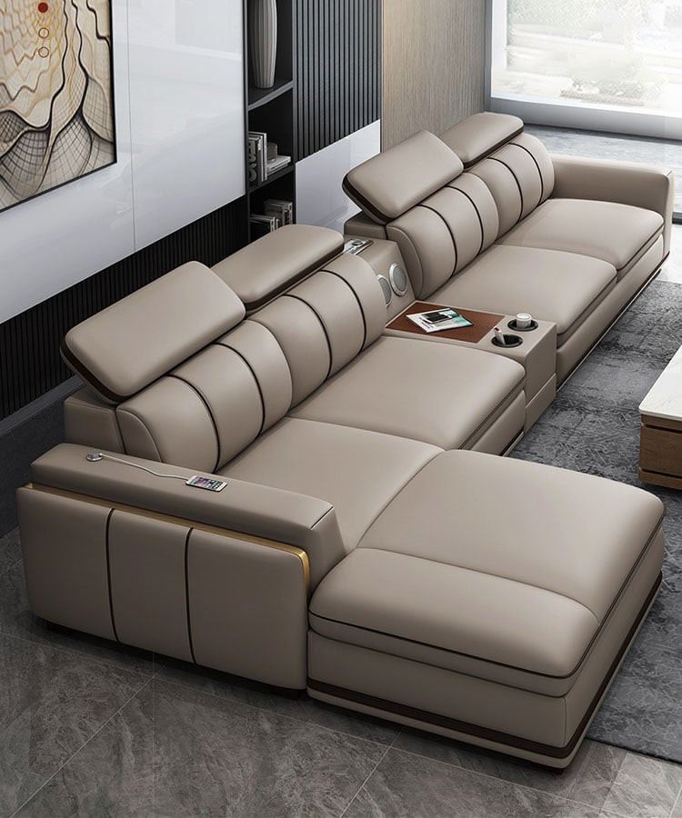 Sofa L cao cấp A108