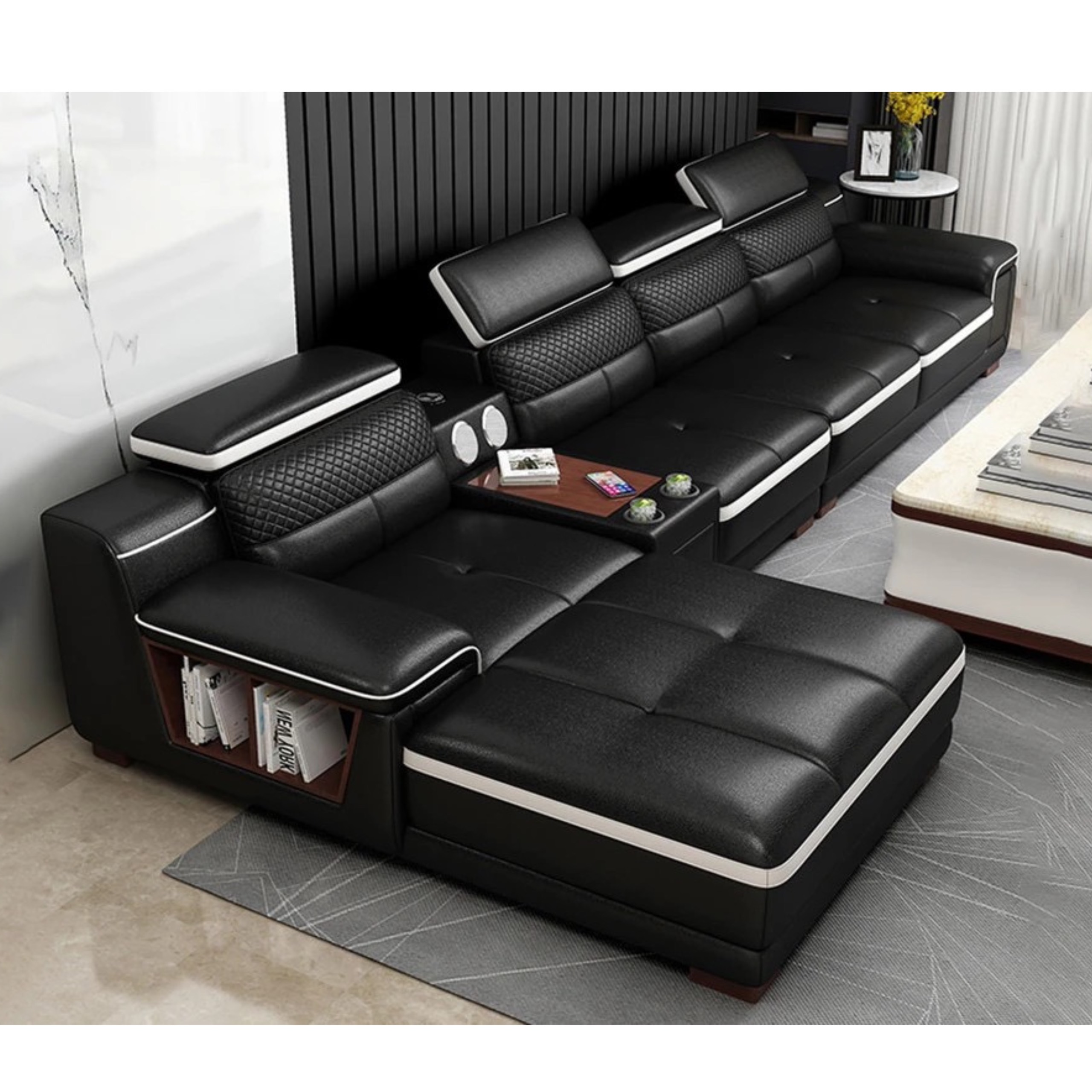 Sofa L cao cấp A118