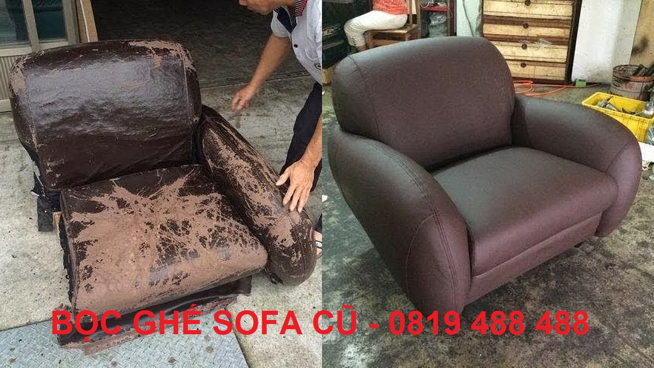 Bọc ghế sofa cũ mới