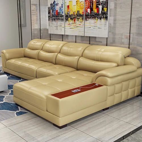 Sofa L cao cấp A 123