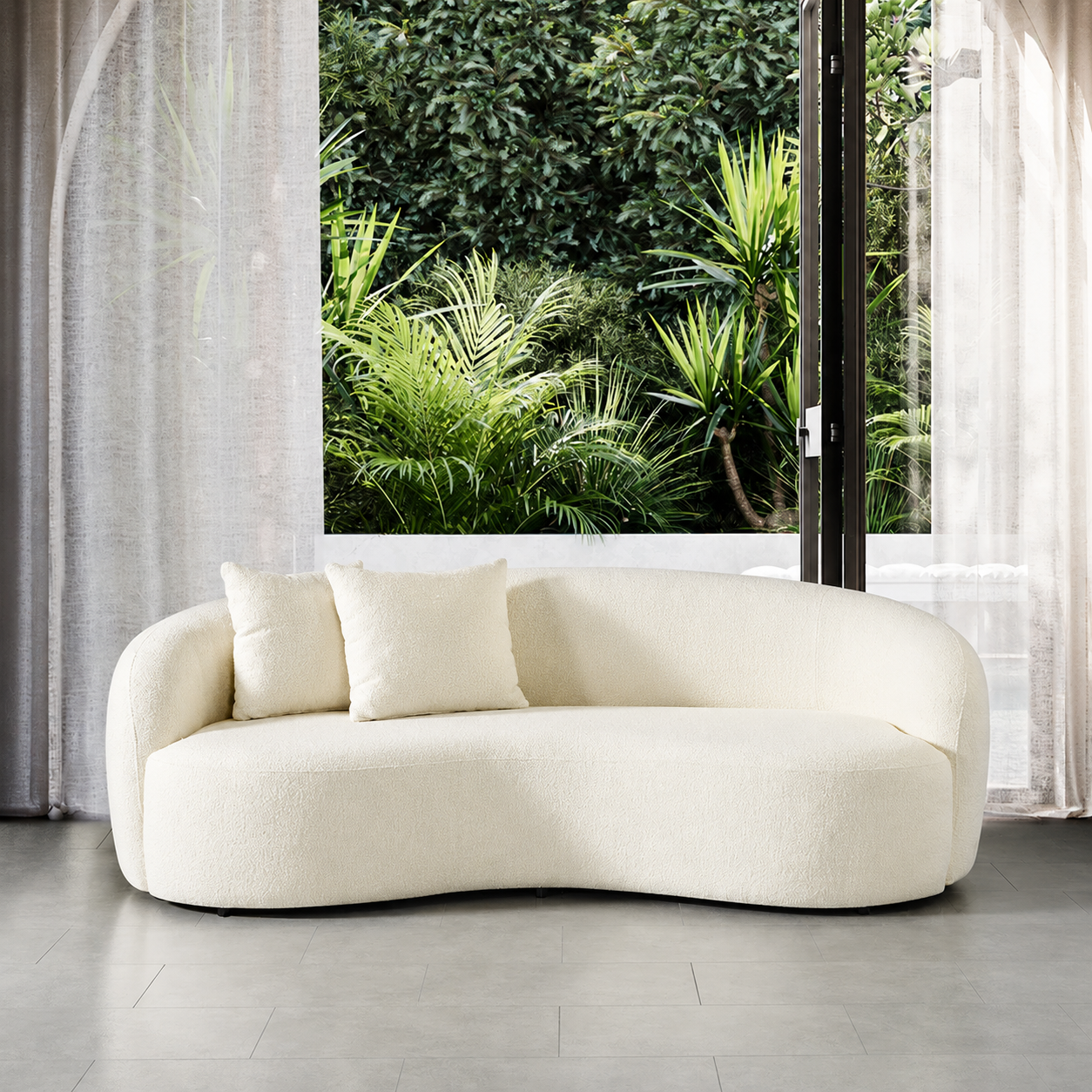Băng Sofa Vải Lông Cừu – SB55