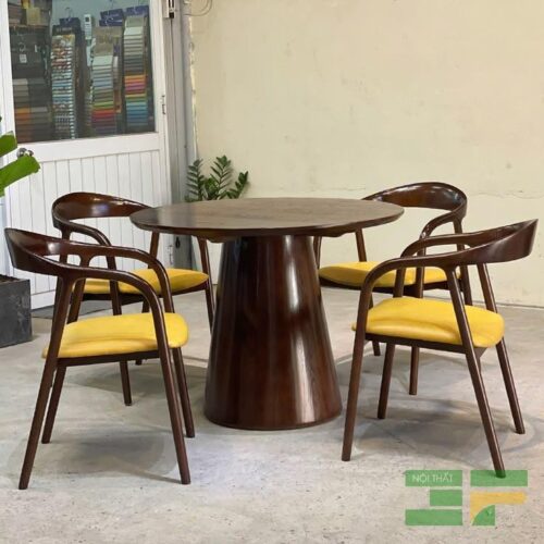 Bàn Ăn Tròn Gỗ 4 Ghế – Z57