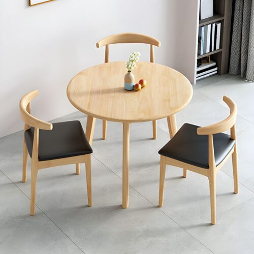 Bàn Ăn Gỗ Hình Tròn Đẹp – Z89