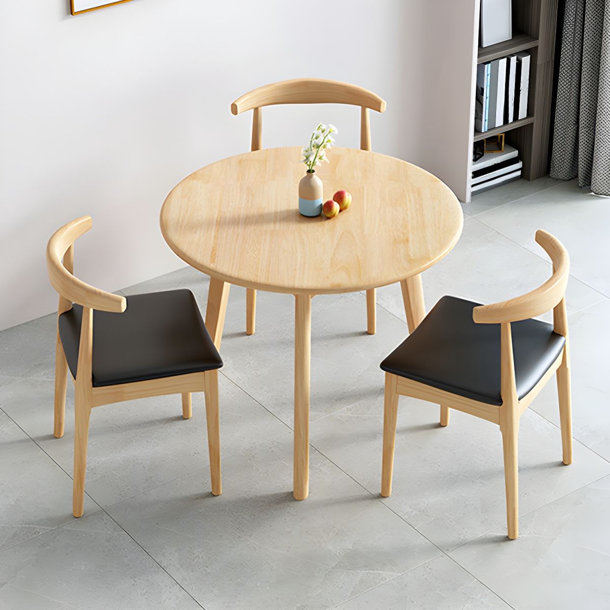 Bàn Ăn Gỗ Hình Tròn Đẹp – Z89