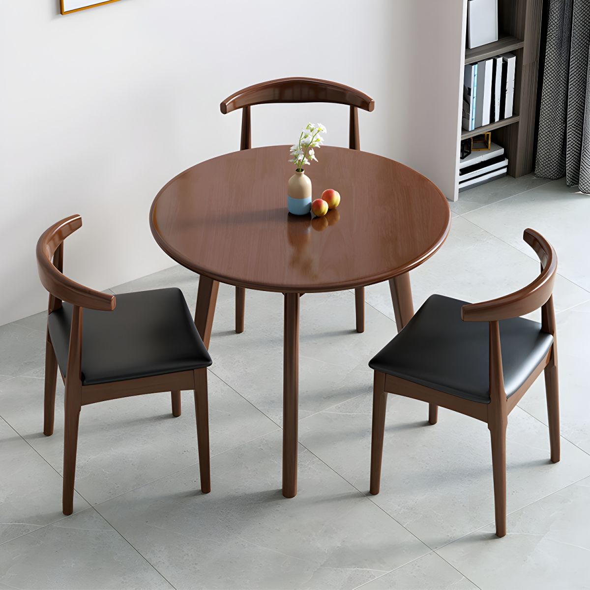 Bàn Ăn Gỗ Hình Tròn Đẹp – Z89