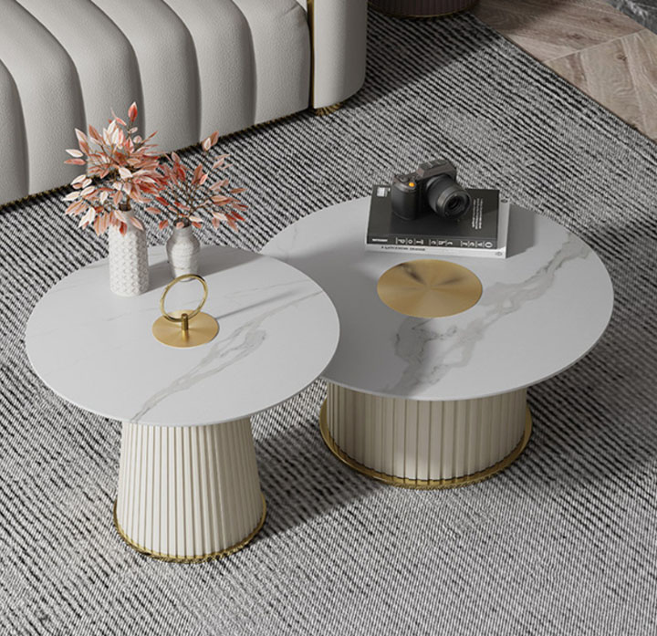 Bàn Sofa Tròn Đôi Nhập Khẩu – BT23