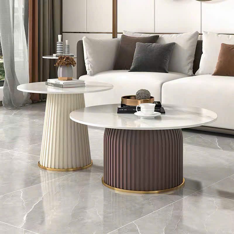 Bàn Sofa Tròn Đôi Nhập Khẩu – BT23