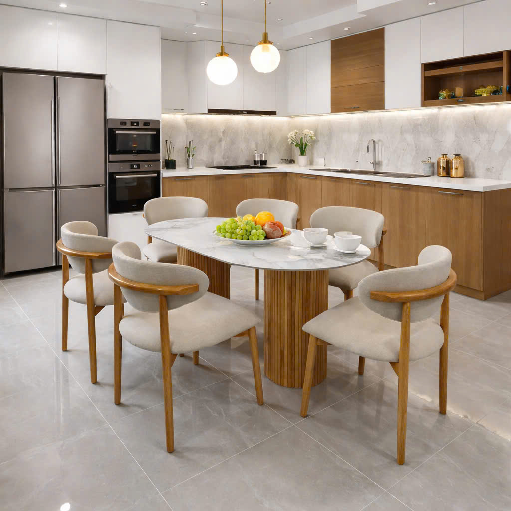 Bộ Bàn Ăn Cơm Gia Đình Giá Rẻ Đẹp – Z15