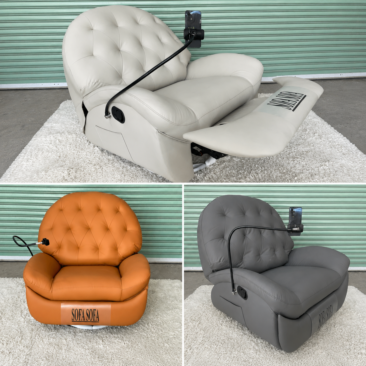 Ghế Sofa Thư Giãn Da PU – TG05