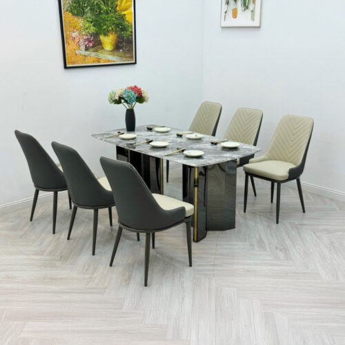 Bộ Bàn Ăn Mặt Đá Nhập Khẩu Hiện Đại – Z84