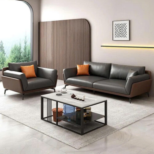 Sofa Văn Phòng Da Công Nghiệp – KB13