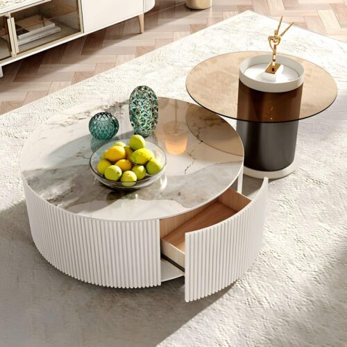 Bàn Sofa Đôi Đá – BT03