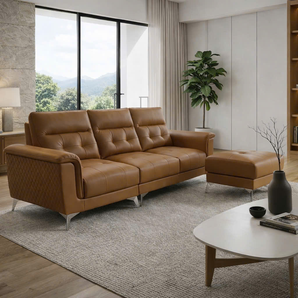Sofa Băng Da 3 Chỗ Ngồi – SB07