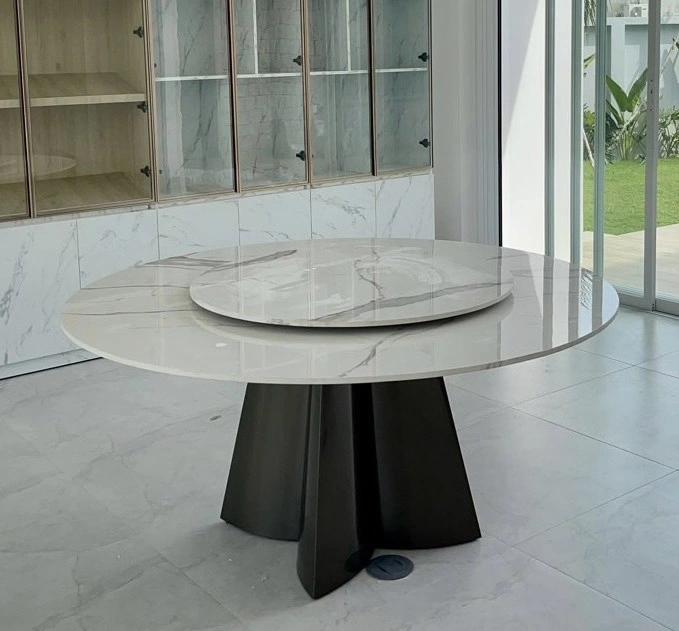 Bàn Tròn Mặt Đá 1m5 10 Ghế – Z163