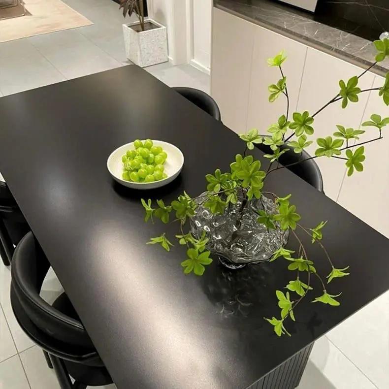 Bộ Bàn Ăn 4 Ghế Sơn Đen Hiện Đại – Z166